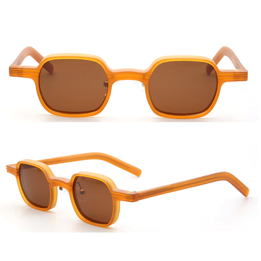 Renew | Retro Full Rim Square Sunglasses | Nerd Style Frame w/ Polarized Lenses
