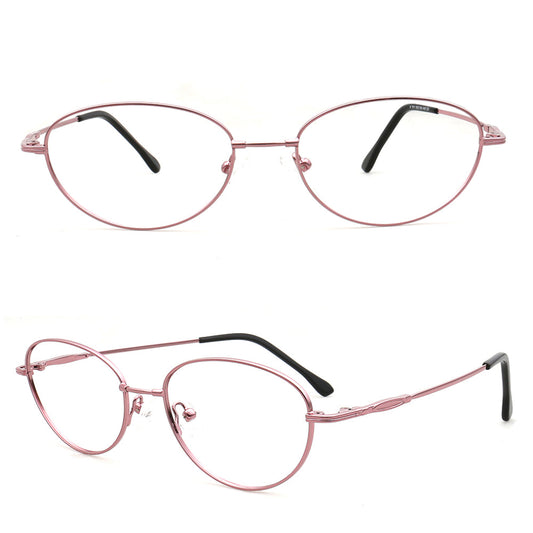 Darcy |  Womens Flexible Memory Metal Oval Glasses Frames