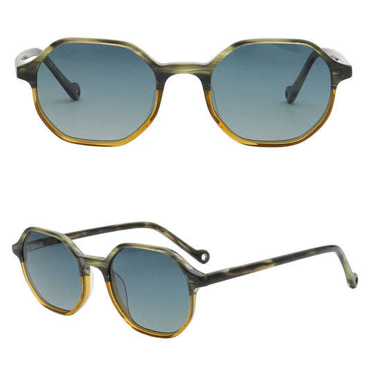 Blake | Geometric Mens Polarized Sunglasses |  Womens Funky Sun Glasses UV400