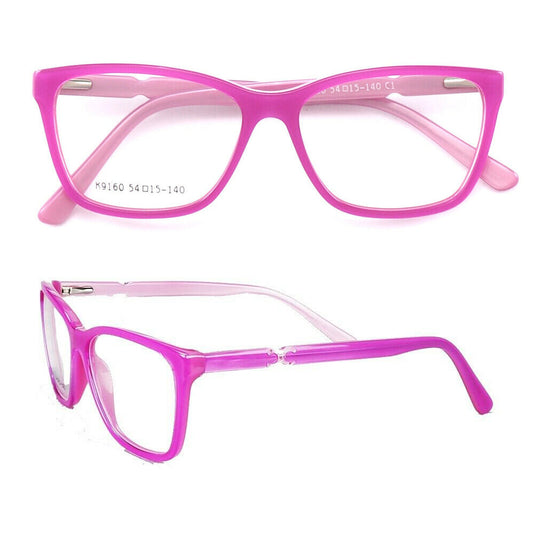 Annabelle | Classic Acetate Cat Eye Glasses For Women |  Pink Full Rim Yellow Eyeglass Frames