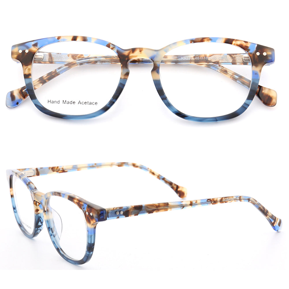 Lillian | Tortoise Shell Eyeglasses For Women | Full Rim Patterned Acetate Glasses