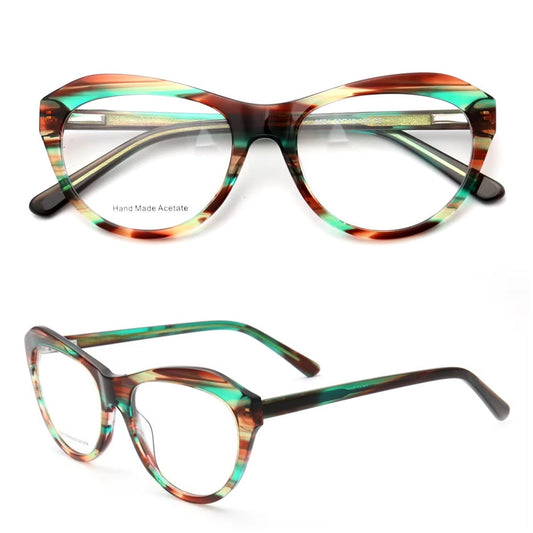 Mika｜Classic Cat Eye Glasses Frames For Women | Trendy Female Eyewear Full Rim