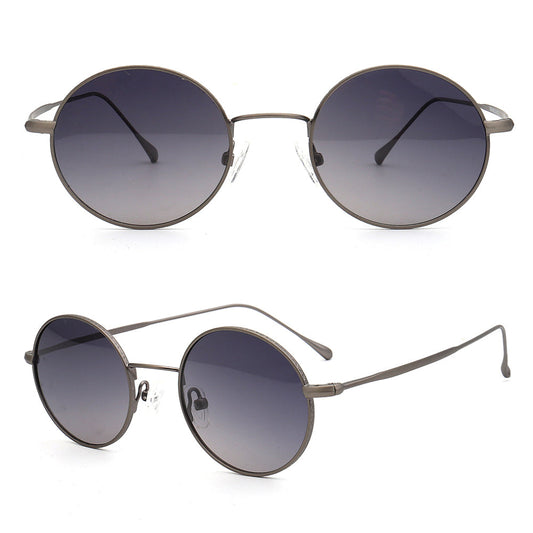 Atlas｜Classic Round Metal Polarized Sunglasses UV400
