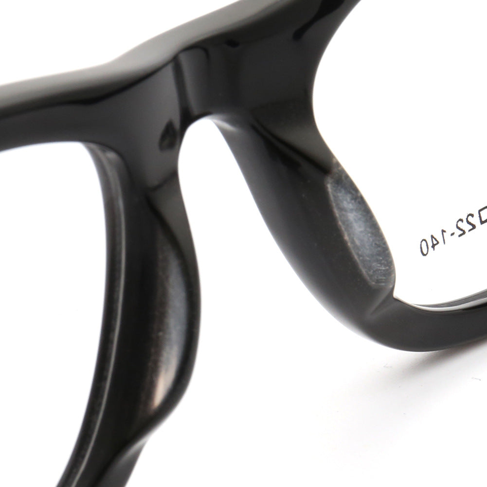 Harrison | Mens Retro Oversized Wood Eyeglass Frames | Women Square Wooden Glasses