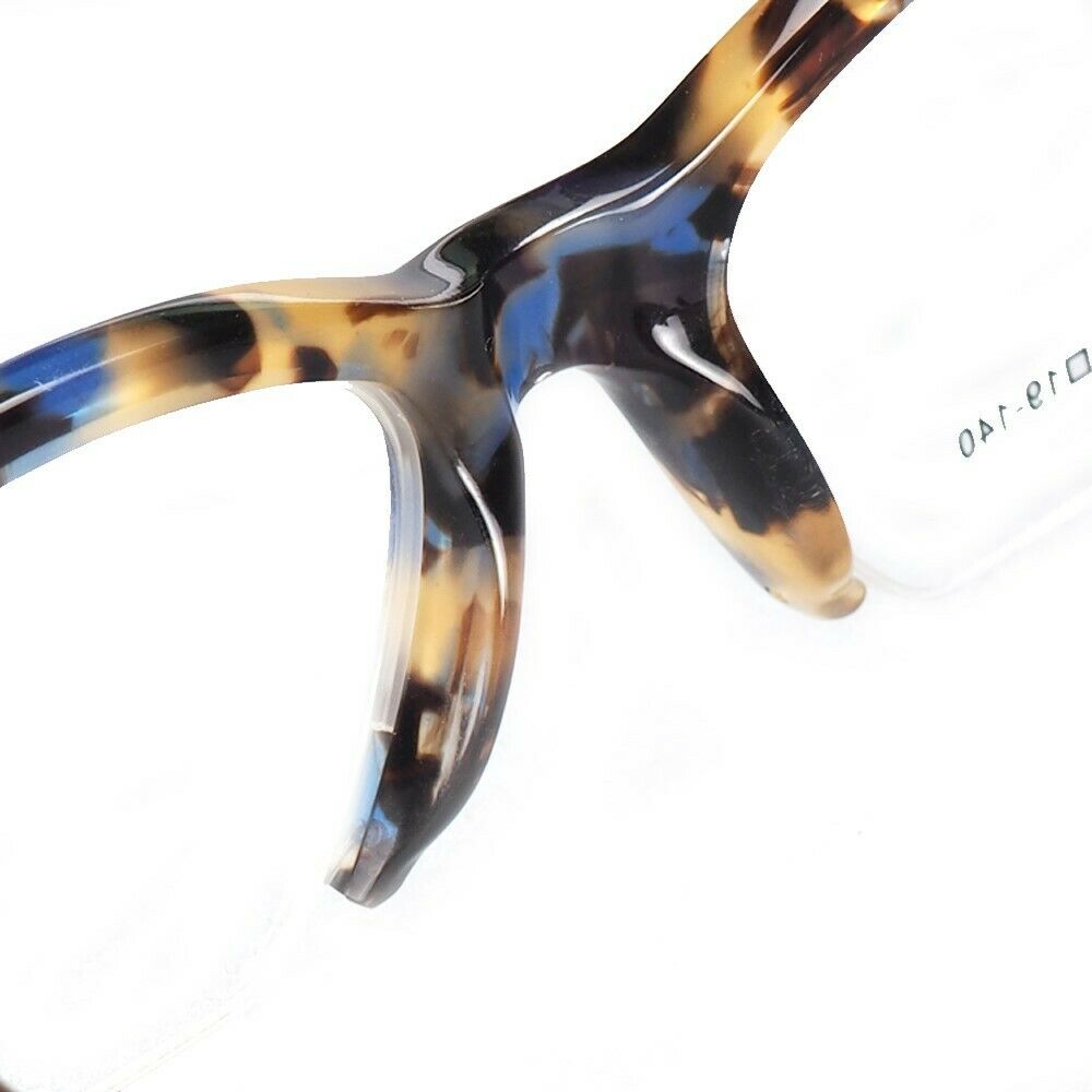 Isabella | Half Rim Cat Eye Glasses For Women | Modern Semi Rimless Tortoise Shell Pattern