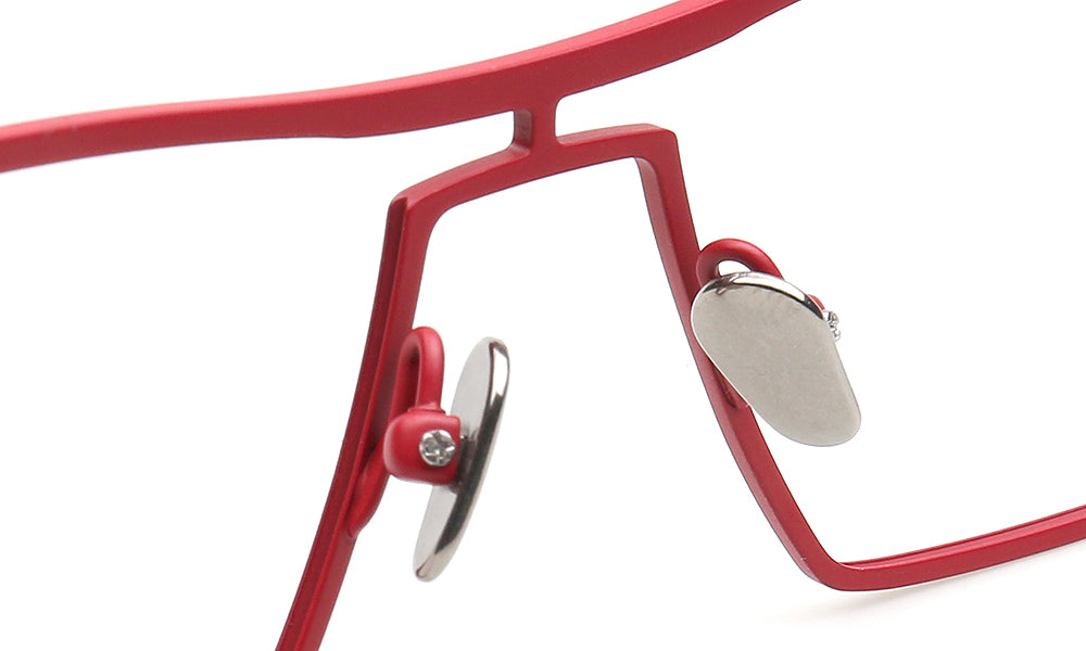 Jeffrey | 80s Titanium Pilot Eyeglasses Frames for Men | Modern Two Tone Square Vintage Glasses Frame