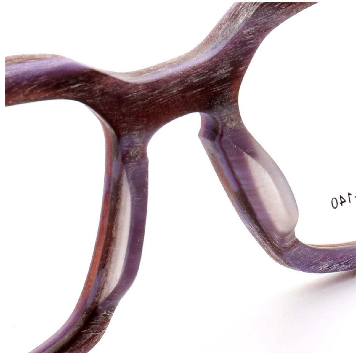 Derby | Oversized Square Wooden Eyeglasses | Classic Acetate Frames w/ Wood Temples