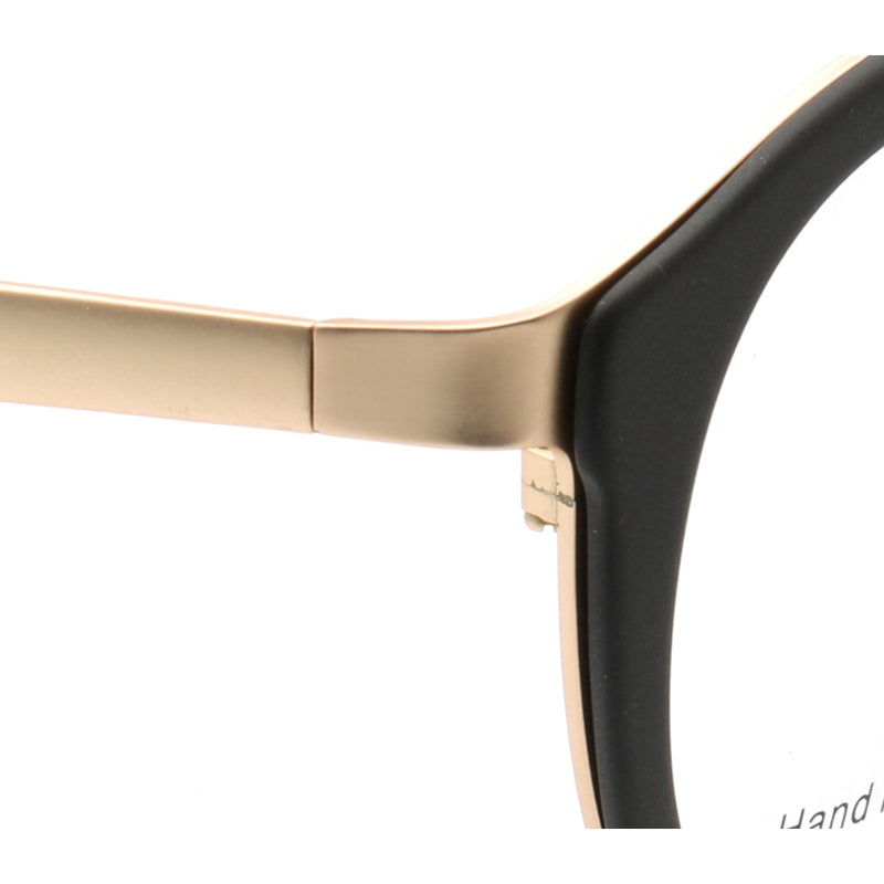 Ellison | Acetate & Metal Round Double Bridge Eyeglasses | Retro Glasses w/ Flat Top Design