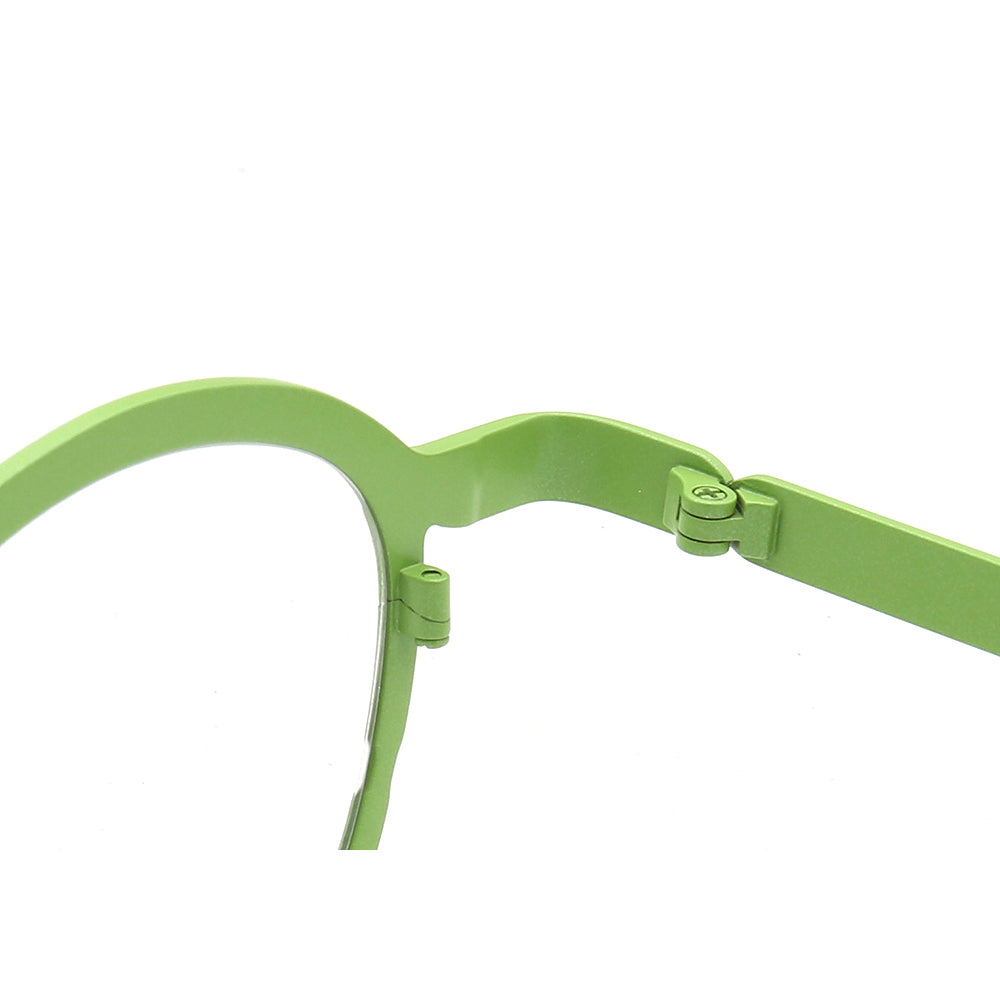 Riley | Round Two Tone Orange Womens Eyeglass Frames | Light Colorful Mens Titanium Glasses Online