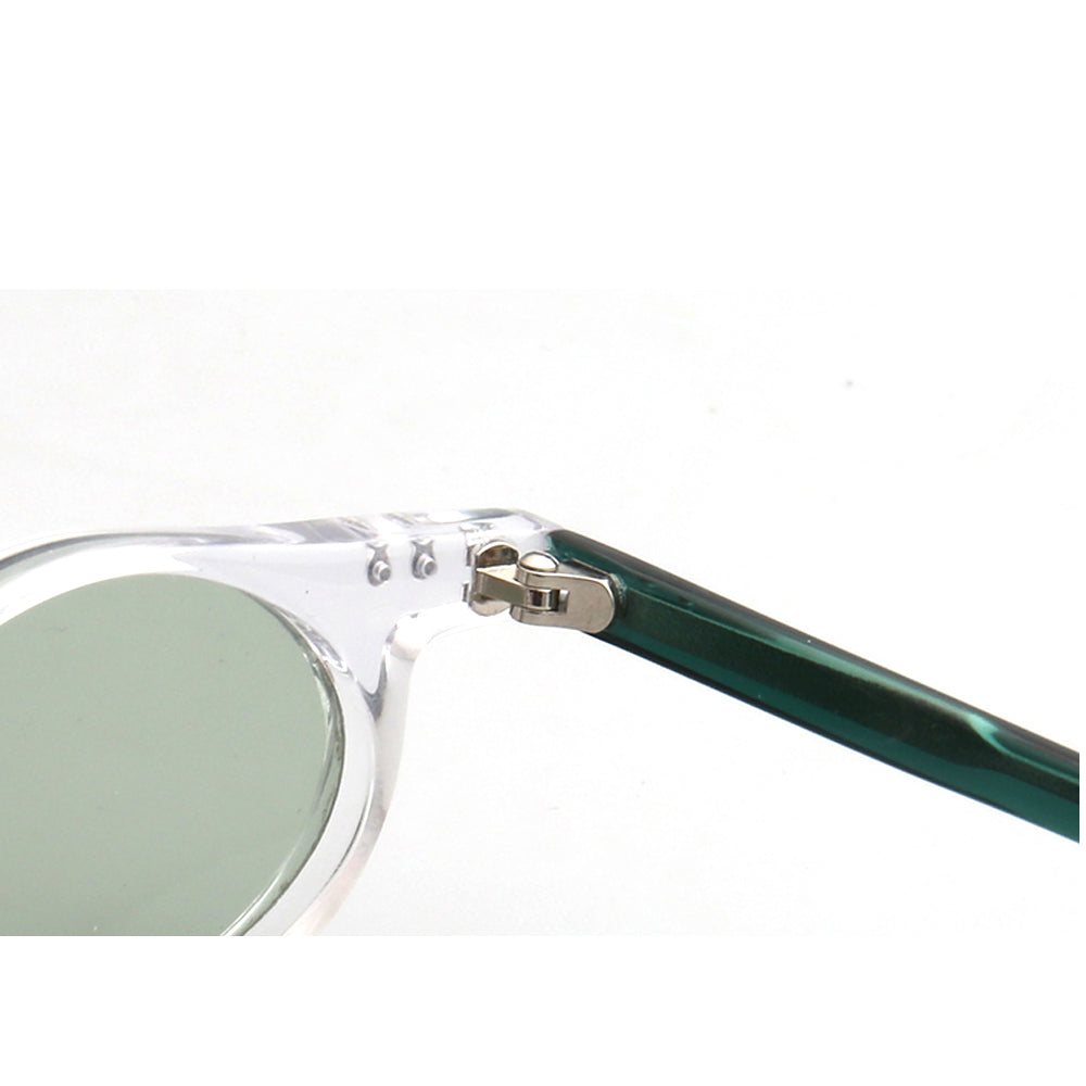 Revive | Retro Oval Shaped Polarized Sunglasses | Vintage Raised Bridge Frame Design