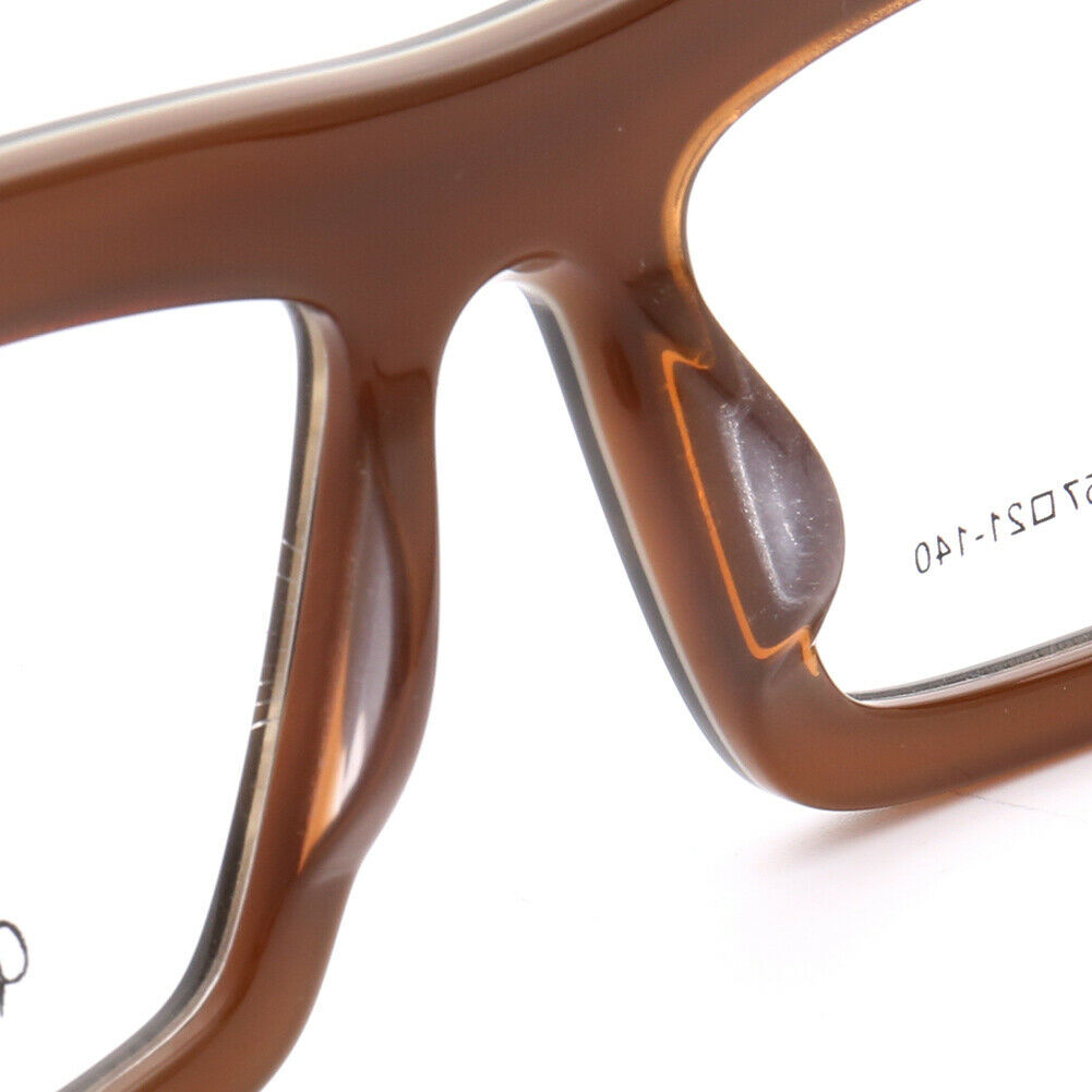 Garland | Retro Oversized Wooden Eyeglasses For Men & Women | Acetate Frame w/ Wood Temples