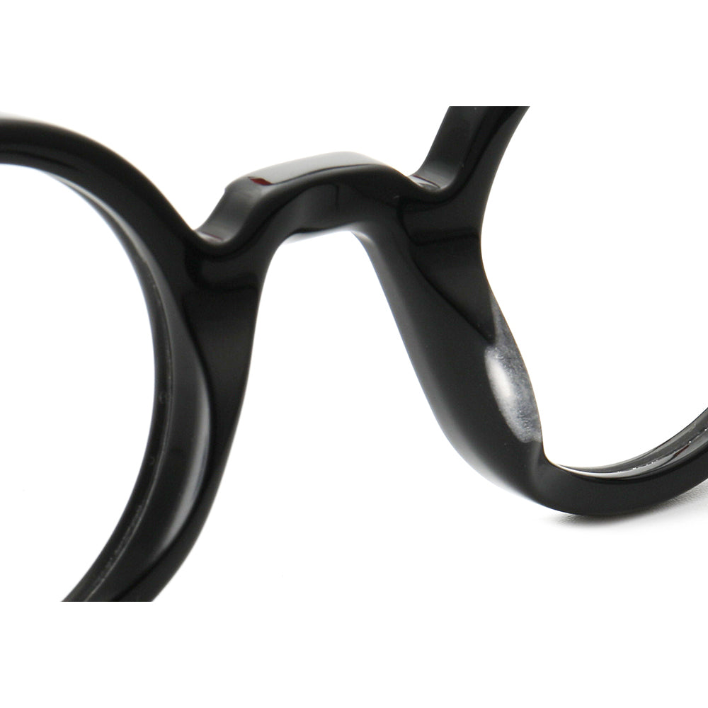 Jackson |  Retro Round Acetate Mens Eyeglass Frames | Stylish Transparent Vintage Eyewear Online