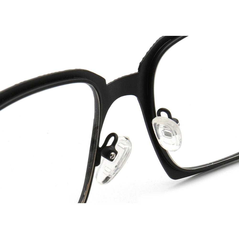 Aspen | Modern Square Stainless Steel Eyeglass Frames | Full Rim Durable Design