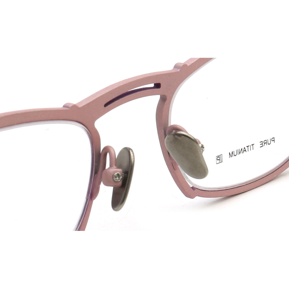 Bernadette | Semi Rimless Cat Eye Glasses For Women | Lightweight Pure Titanium Frames