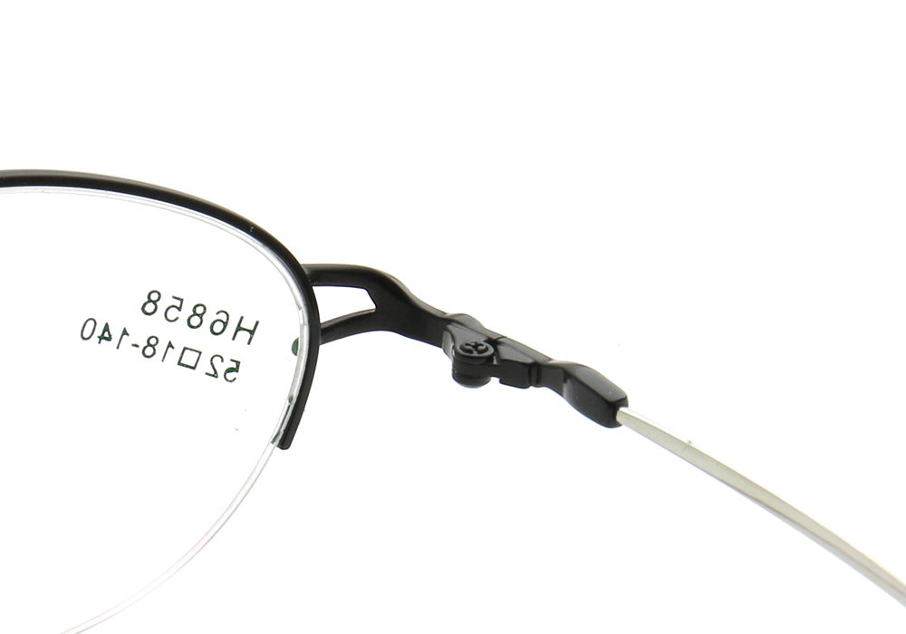 Allegra | Women Flexible Memory Metal Oval Half Rim Eyeglasses Frames