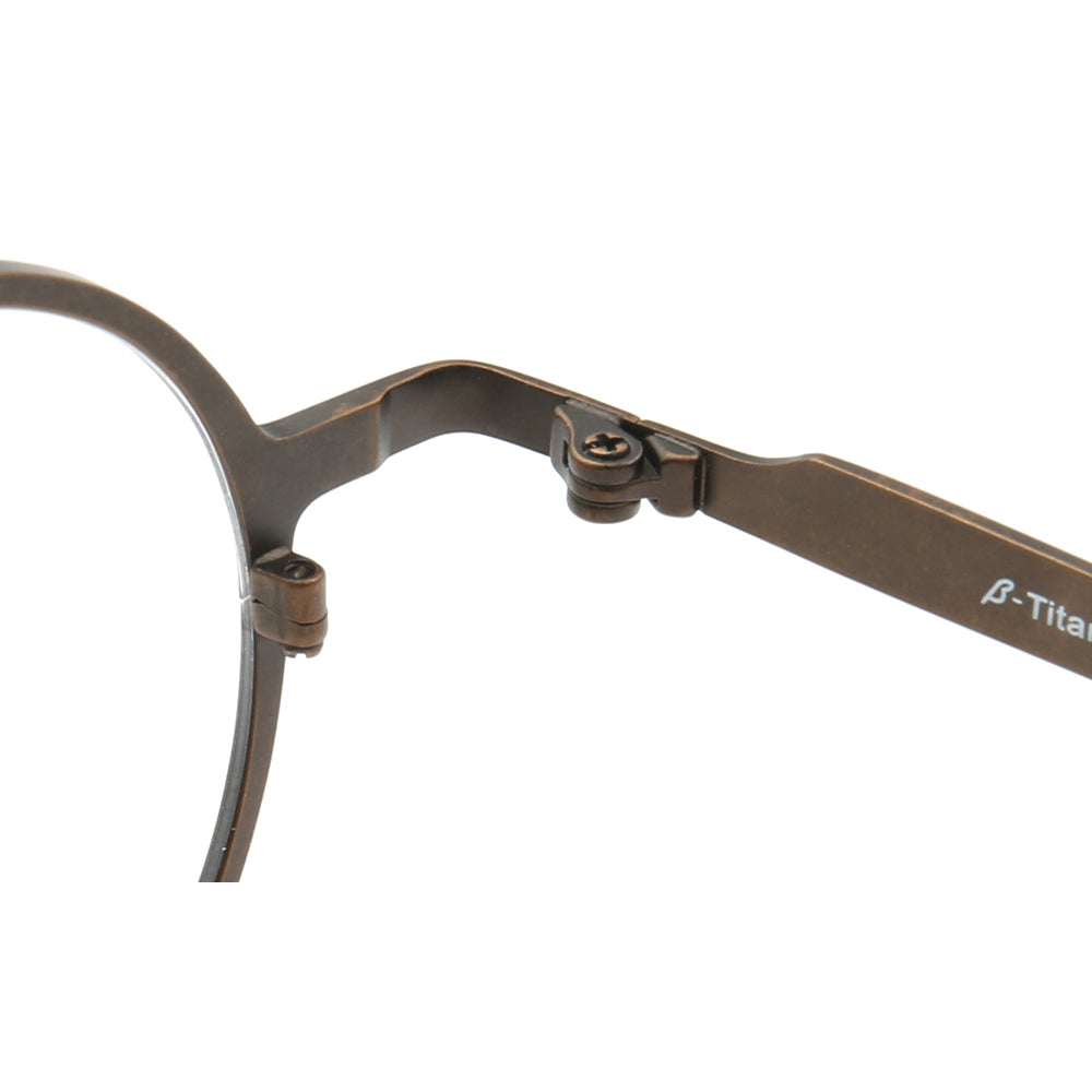 Xavier | Round Punk Style Titanium Eyeglass Frames | Retro Style Glasses For Men & Women