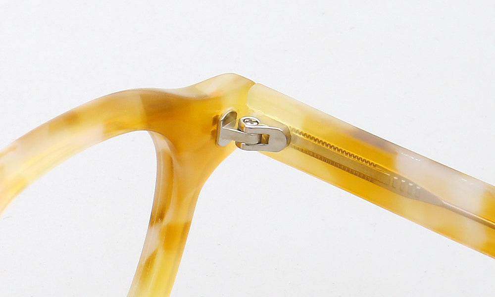 Newport | Classic Patterned Acetate Eyeglasses | Colorful Unisex Round Full Rim Frames