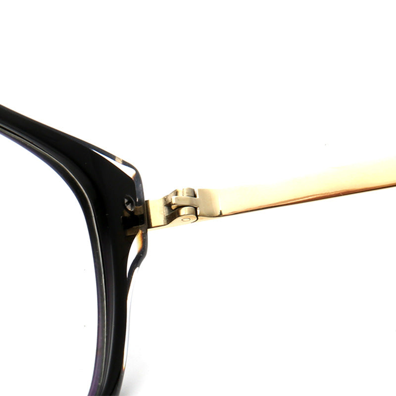 Bessie | Modern Stylish Round Full Rim Eyeglasses | Lightweight Titanium & Acetate Frame