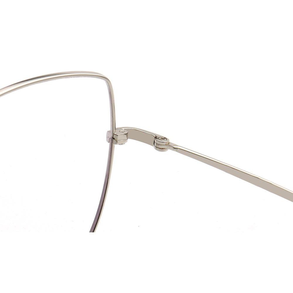 Desiree | Oversized Butterfly Shaped Glasses For Women | Modern Thin Metal Frame