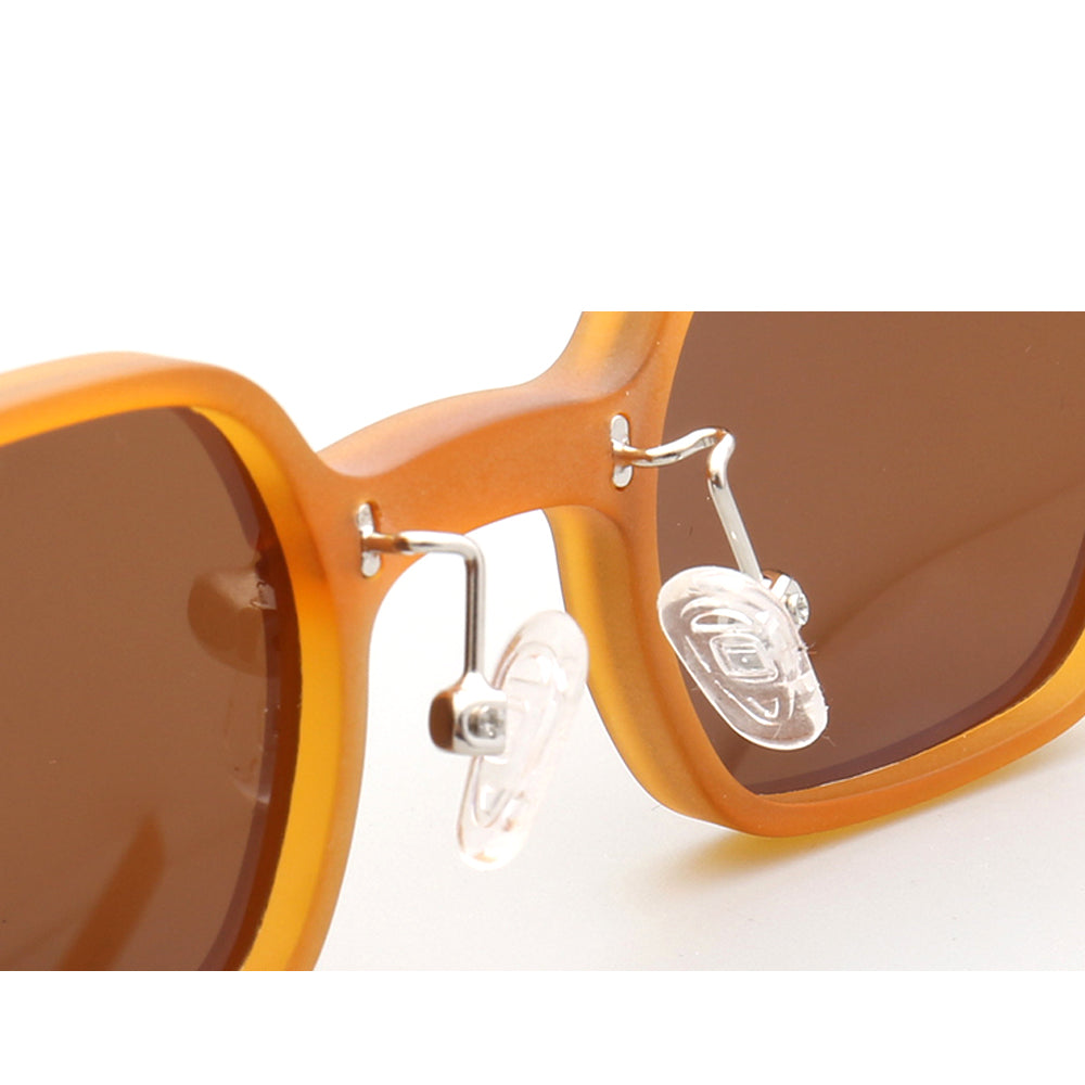 Renew | Retro Full Rim Square Sunglasses | Nerd Style Frame w/ Polarized Lenses