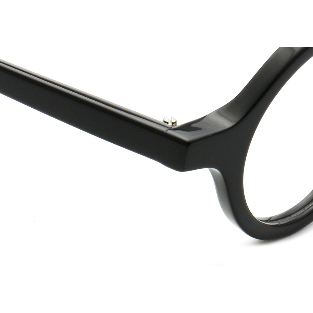 Jackson |  Retro Round Acetate Mens Eyeglass Frames | Stylish Transparent Vintage Eyewear Online