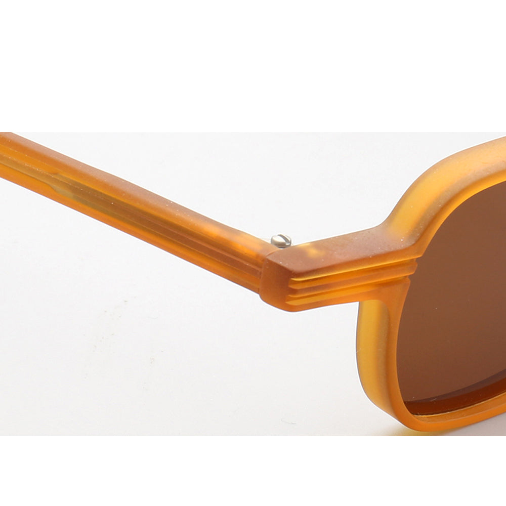 Renew | Retro Full Rim Square Sunglasses | Nerd Style Frame w/ Polarized Lenses