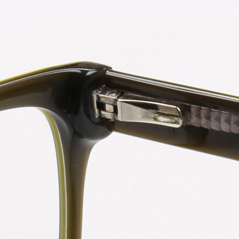 Liam | Two Toned Oversized Acetate Eyeglasses For Men | Classic Square Glasses Frames