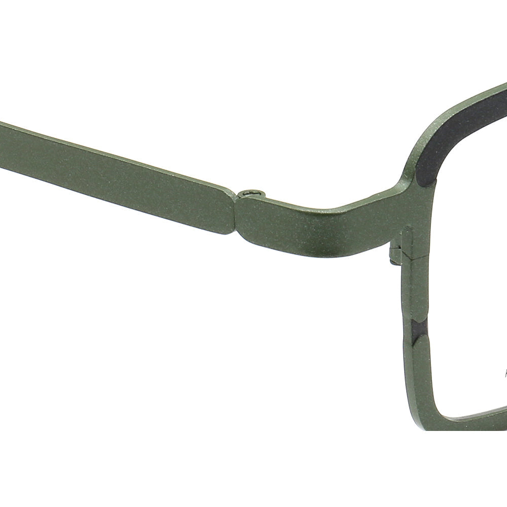 Wesley | Classic Square Titanium Mens Eyeglass Frames | Modern Sleek Two Tone Eyewear Online