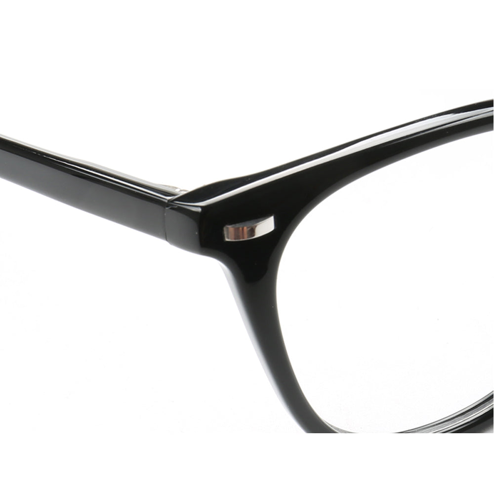 Lennox | Basic Round Acetate Eyewear Frames | Classic Full Rim Unisex Glasses