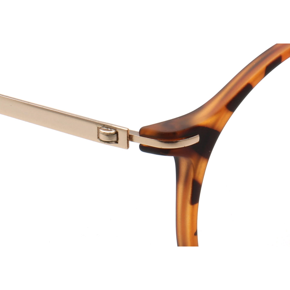 Ember | Light TR Tortoise Eyeglasses For Women  | Modern Round Clear Men Glasses Frames