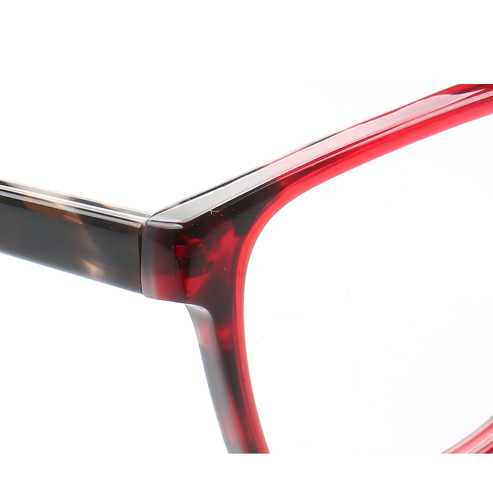 Lorena | Two Toned Tortoise Shell Eyeglasses Frames | Full Rim Colorful Patterned Design