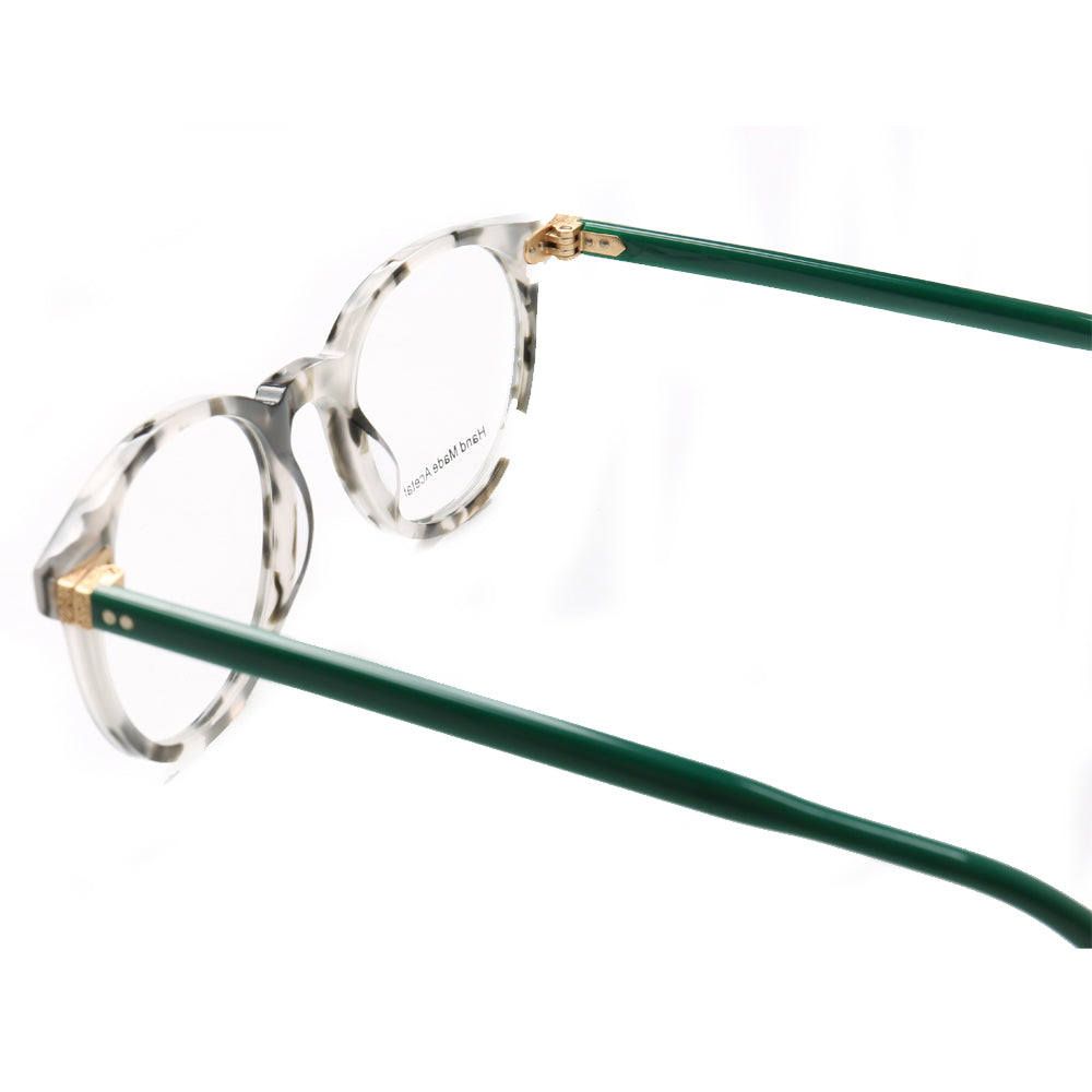 Grace | Round Patterned Acetate Eyeglasses Frames Online | Modern Womens Floral Glasses Frames