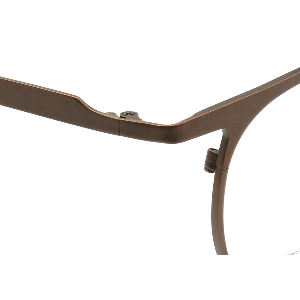 Wilford | Vintage Flat Top Titanium Mens Eyeglasses | Hipster Round Womens Glasses Frames Online
