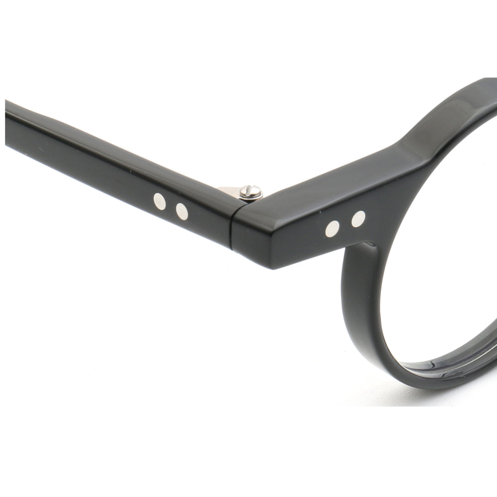 Central | Retro Round Tortoise Shell Eyeglasses | Unisex Hipster Nerd Style Glasses Frames
