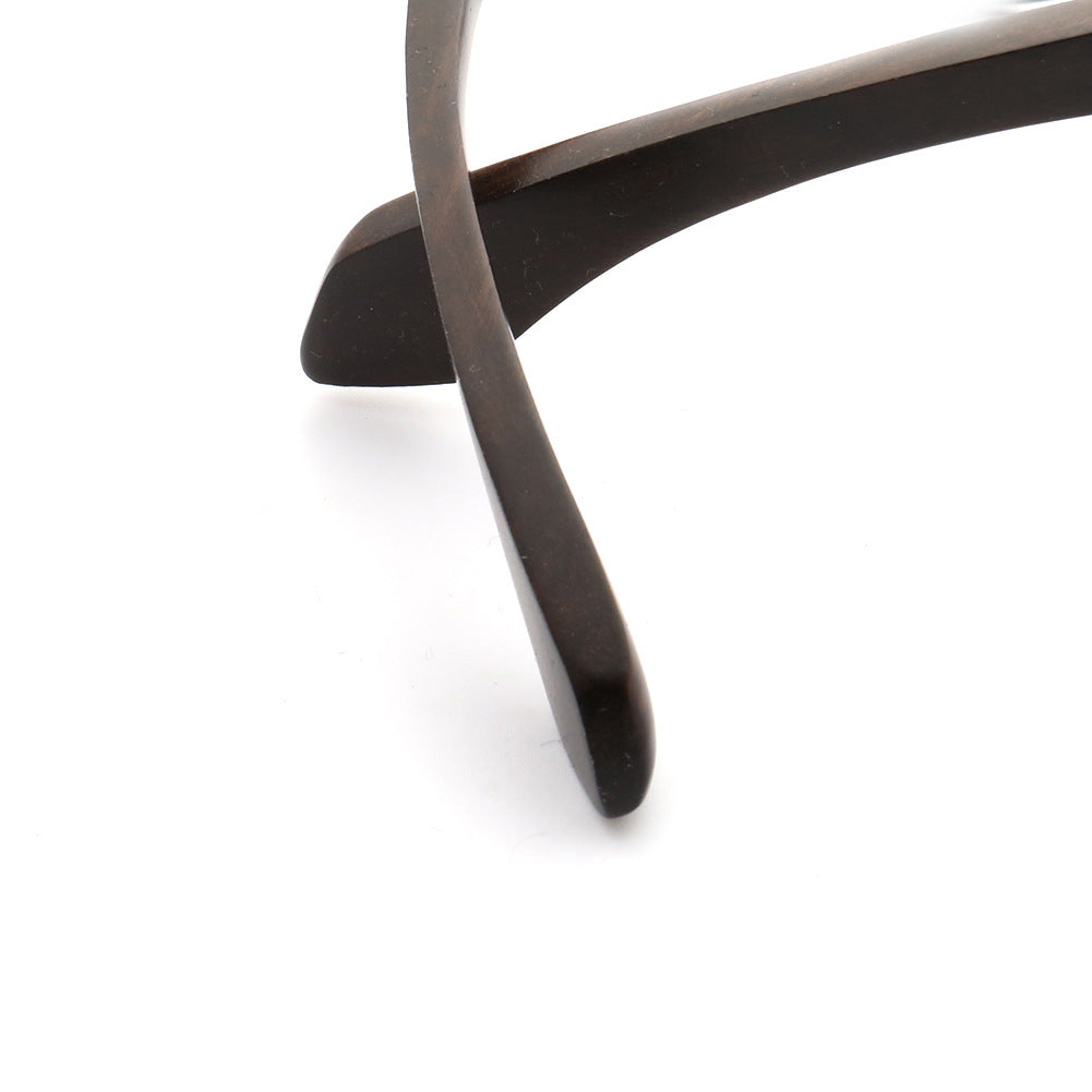 Harrison | Mens Retro Oversized Wood Eyeglass Frames | Women Square Wooden Glasses