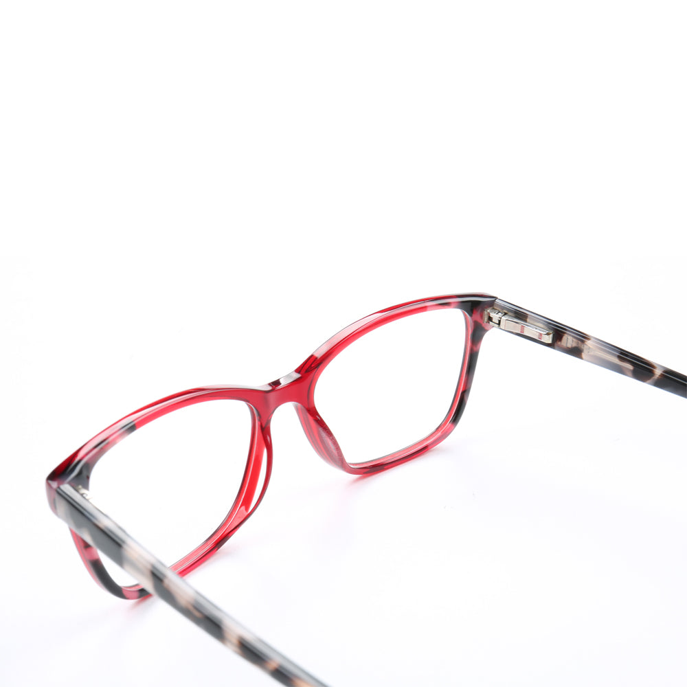 Lorena | Two Toned Tortoise Shell Eyeglasses Frames | Full Rim Colorful Patterned Design