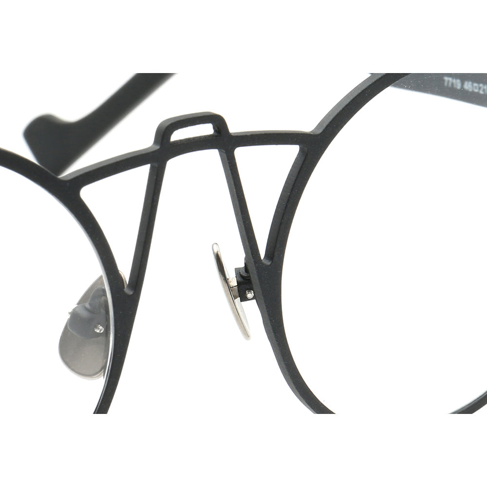 Xavier | Round Punk Style Titanium Eyeglass Frames | Retro Style Glasses For Men & Women