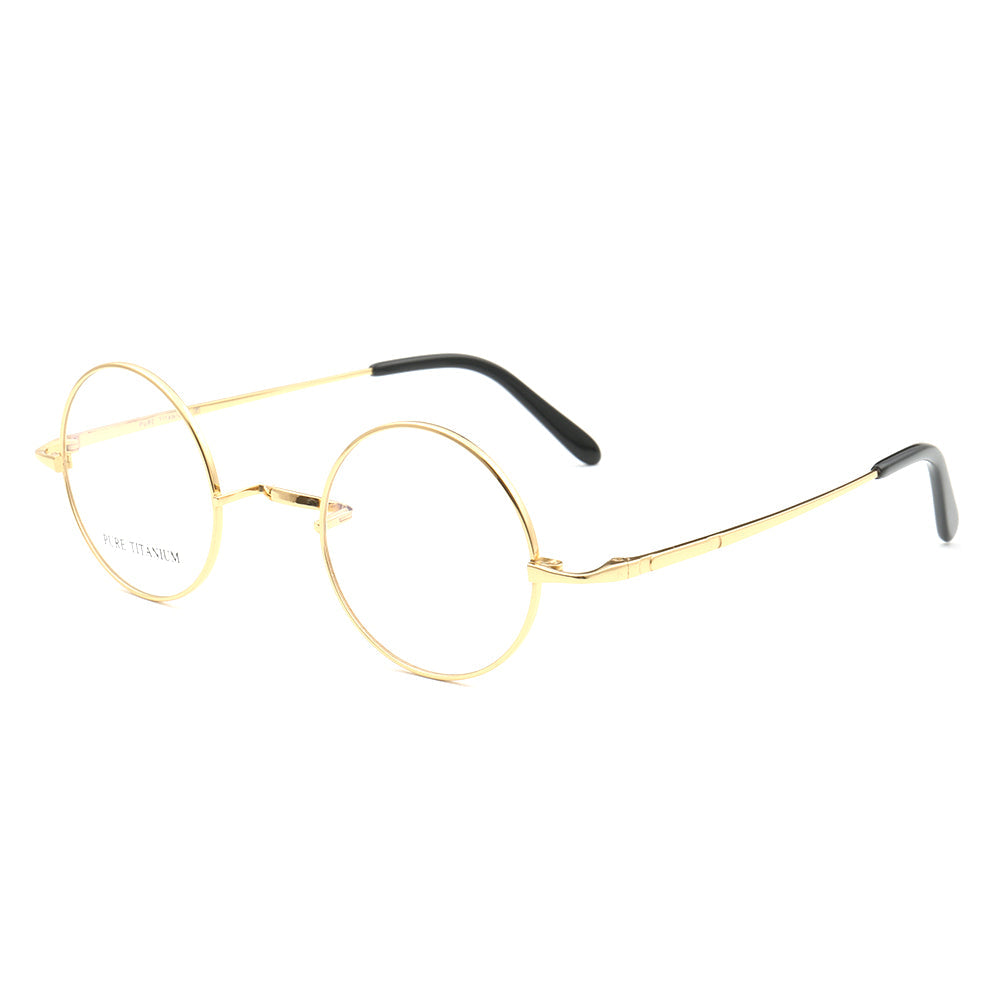 Sullivan | Old School Round Titanium Glasses for Men | Lightweight Retro Womens Eyewear Frames