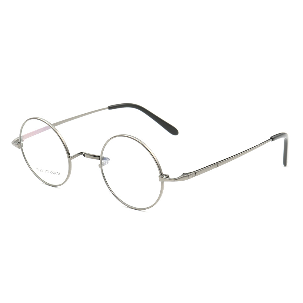 Sullivan | Old School Round Titanium Glasses for Men | Lightweight Retro Womens Eyewear Frames