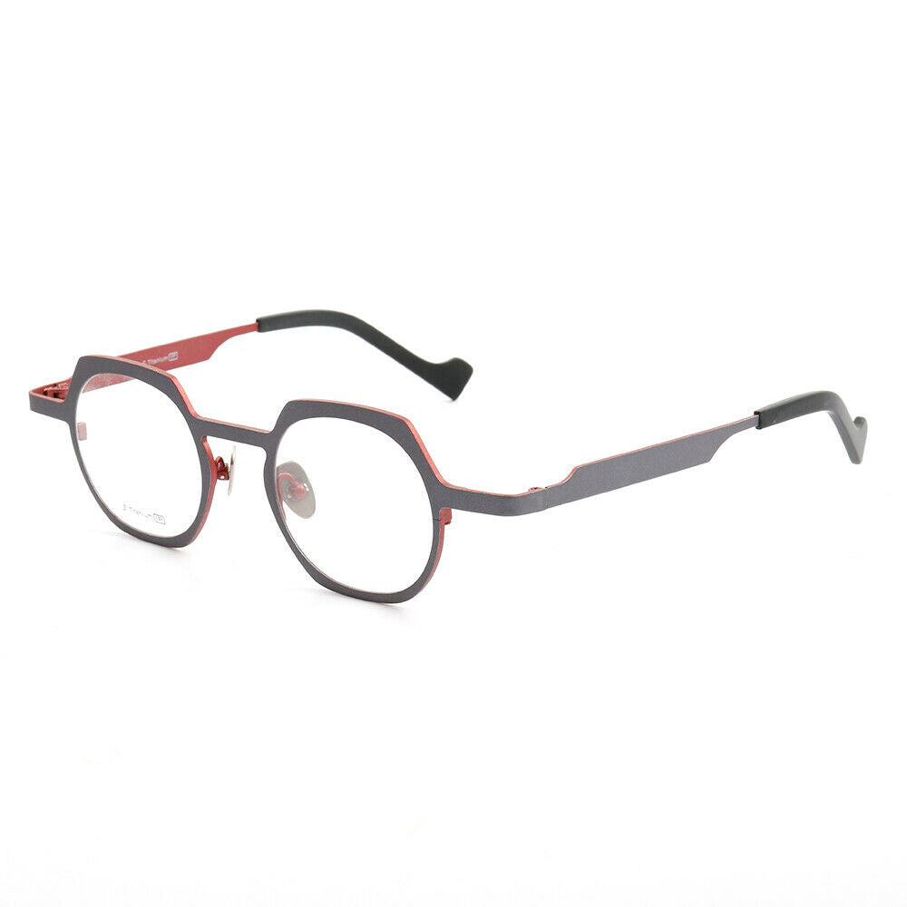 Windsor | Mens Geometric Titanium Eyeglasses Gold | Womens Round Retro Green Glasses Frames Online