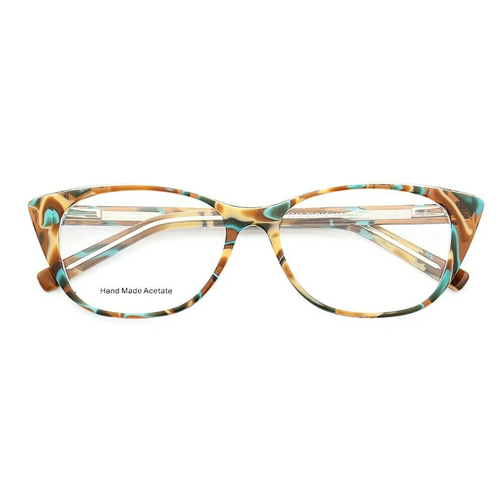 Priscilla | Lightweight Patterned Cat Eye Glasses For Women | Colorful Acetate Design