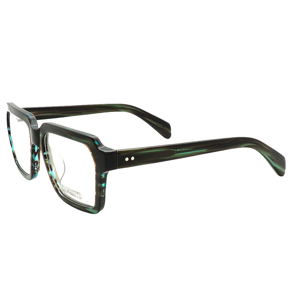 Forest | Oversized Patterned Acetate Eyeglasses | Retro Square Multicolored Glasses Frames  at