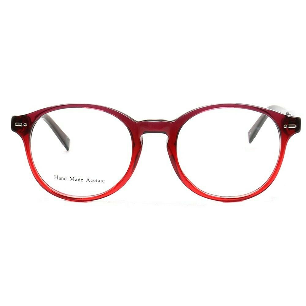 Glow | Classic Round Acetate Eyeglasses w/ Two Tone Design | Gradient Full Rim Glasses