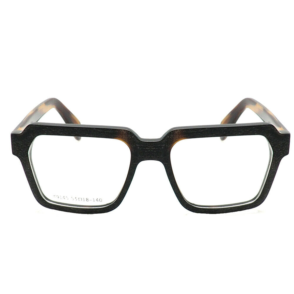 Forest | Oversized Patterned Acetate Eyeglasses | Retro Square Multicolored Glasses Frames  at