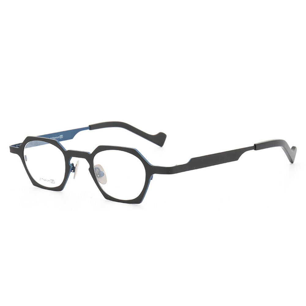 Peak | Hexagon Shaped Pure Titanium Eyeglasses | Lightweight Geometric Design