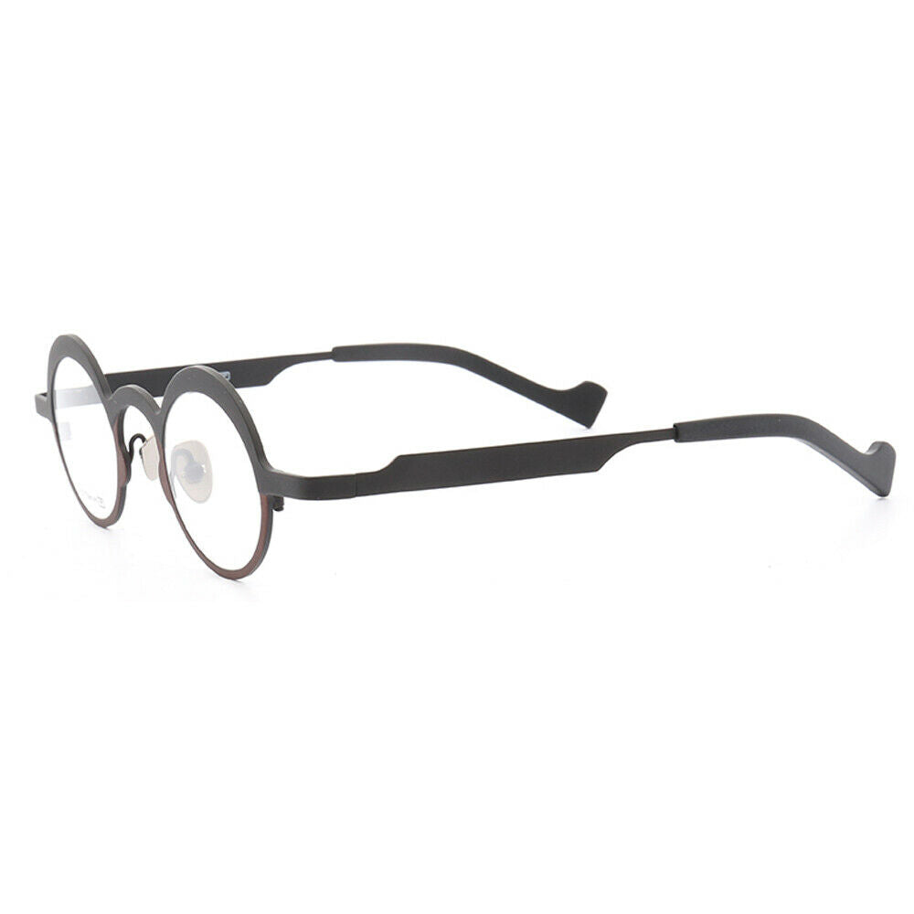 Voyage | Round Retro Titanium Glasses for Men | Two Tone Womens Trendy Eyeglass Frames Online