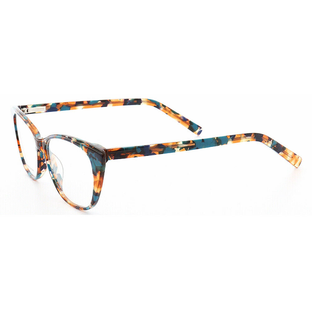 Priscilla | Lightweight Patterned Cat Eye Glasses For Women | Colorful Acetate Design