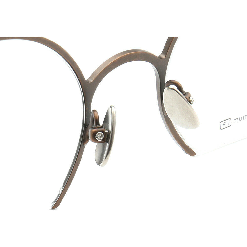 Sutton | Retro Round Semi Rimless Eyeglasses | Lightweight Pure Titanium Design