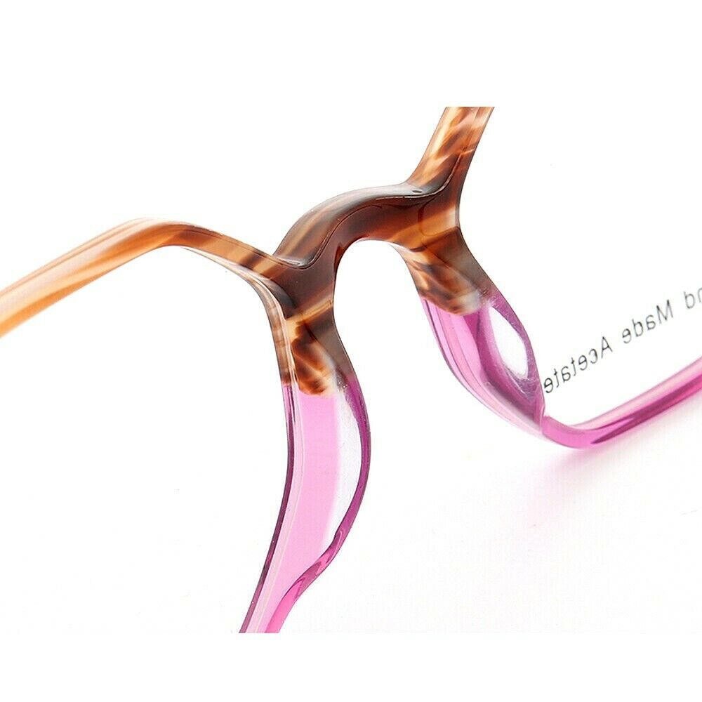 Blake | Polygon Shaped Acetate Eyeglasses | Two Toned Glasses For Men & Women