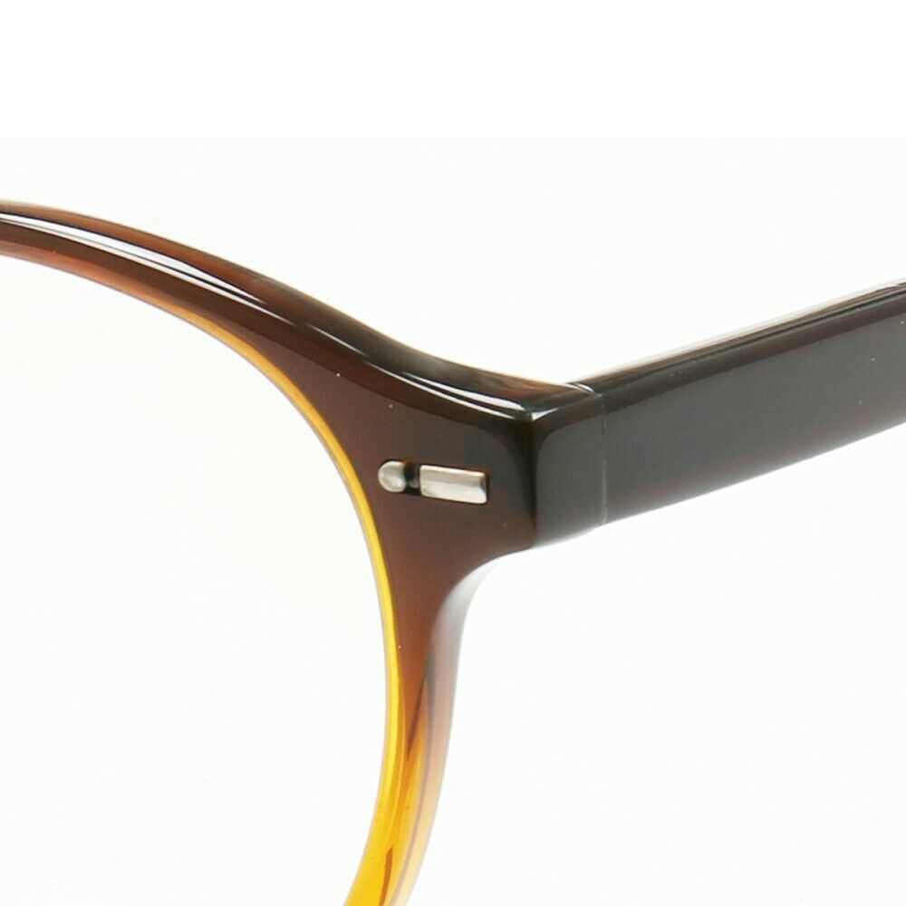 Glow | Classic Round Acetate Eyeglasses w/ Two Tone Design | Gradient Full Rim Glasses